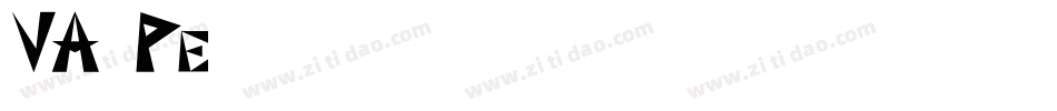 VA Pe 2字体转换